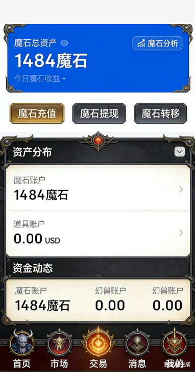 魔域私服战魂装备属性面板